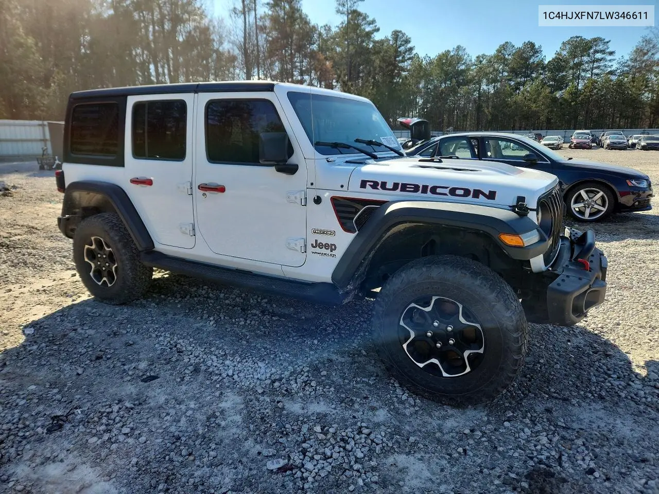 1C4HJXFN7LW346611 2020 Jeep Wrangler Unlimited Rubicon