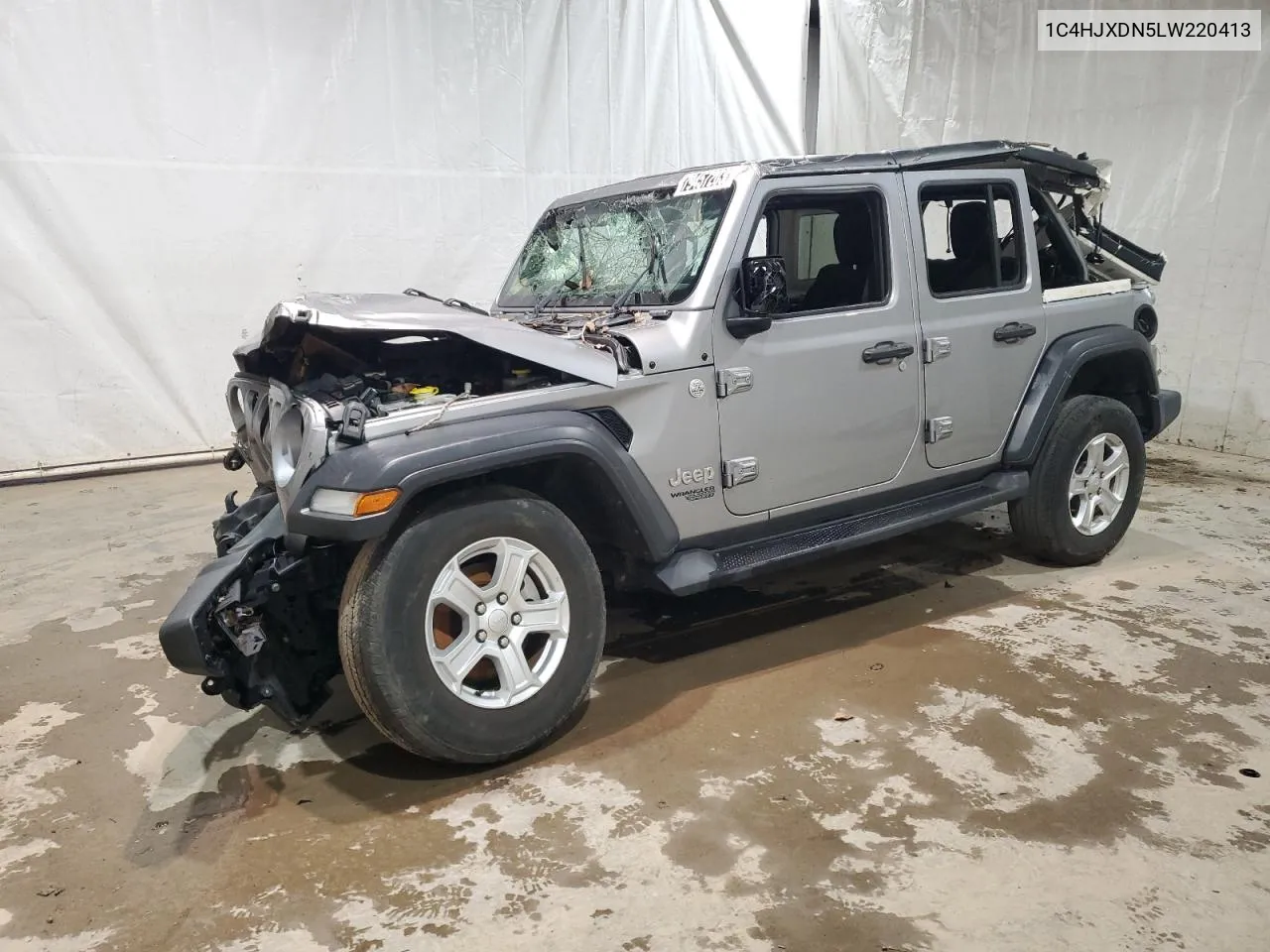 1C4HJXDN5LW220413 2020 Jeep Wrangler Unlimited Sport