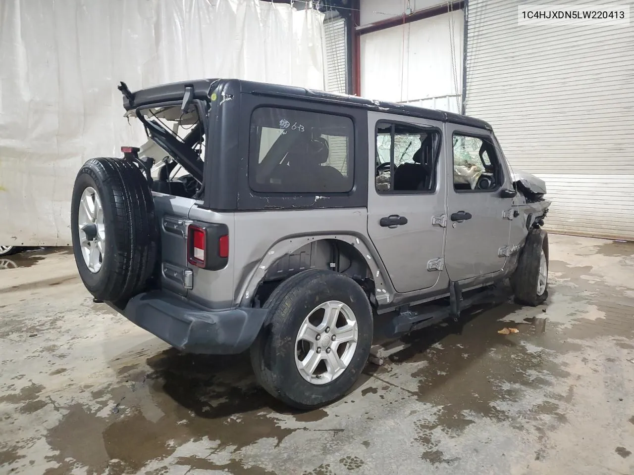 2020 Jeep Wrangler Unlimited Sport VIN: 1C4HJXDN5LW220413 Lot: 79457203