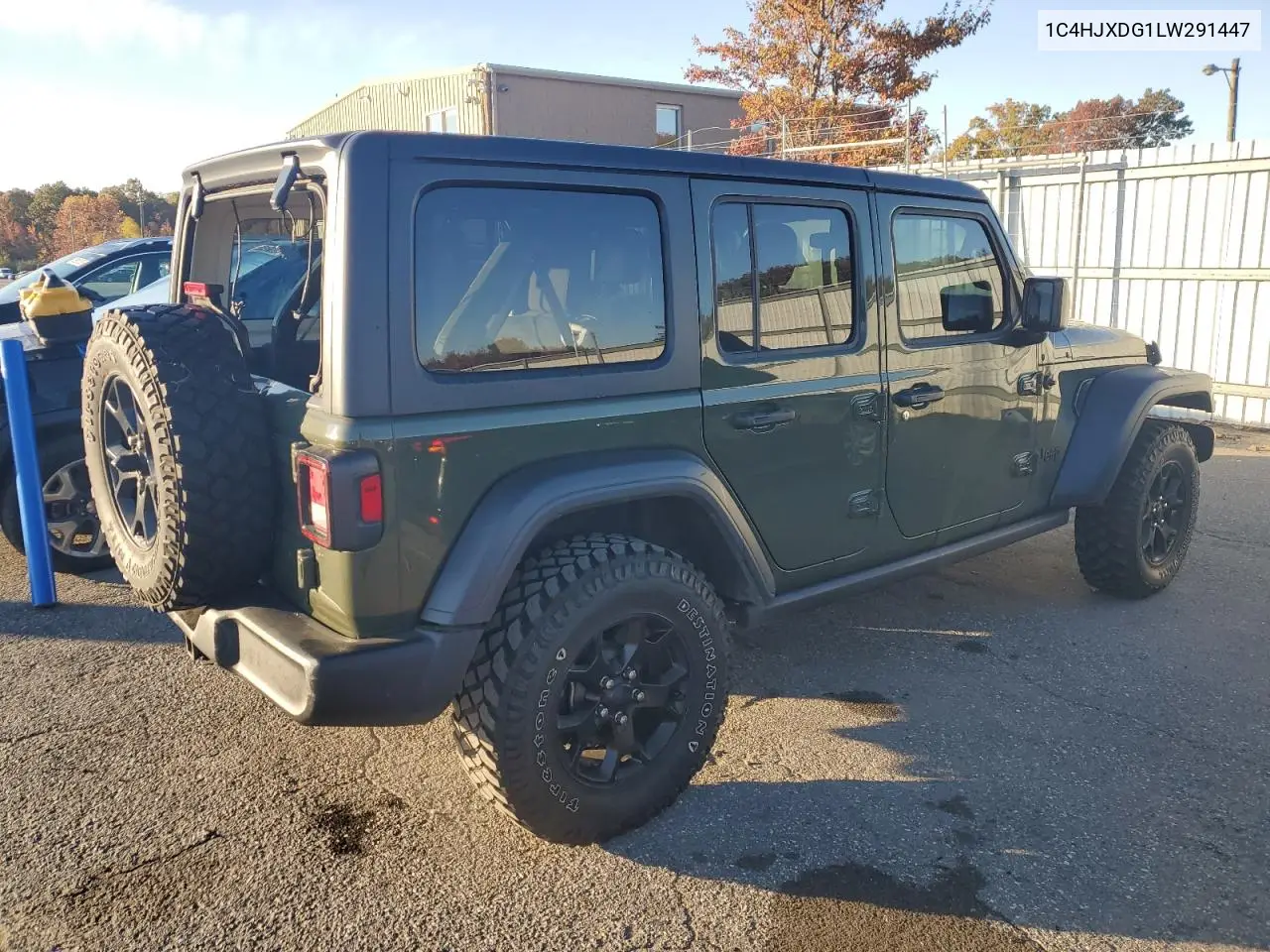 1C4HJXDG1LW291447 2020 Jeep Wrangler Unlimited Sport
