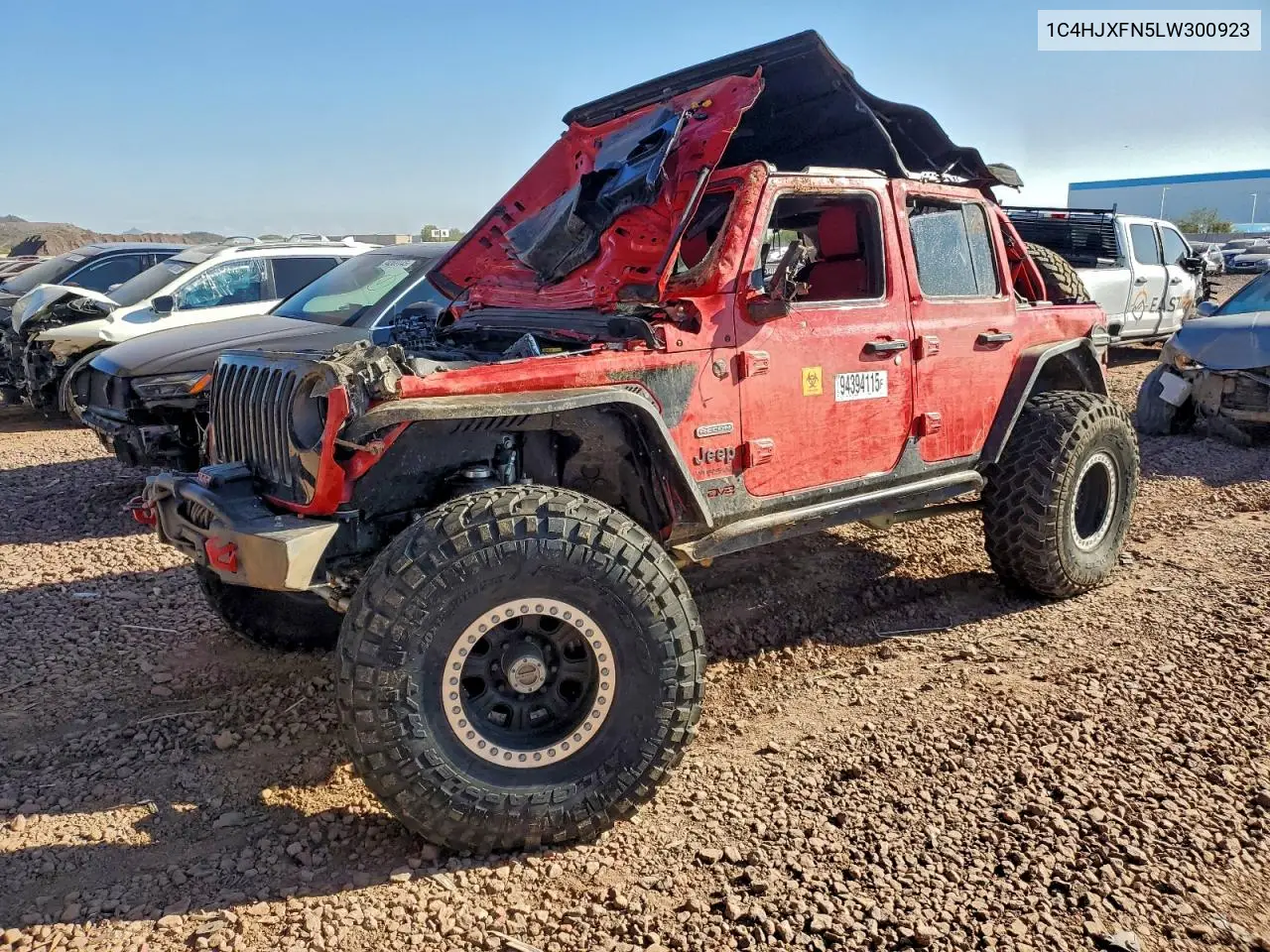 1C4HJXFN5LW300923 2020 Jeep Wrangler Unlimited Rubicon