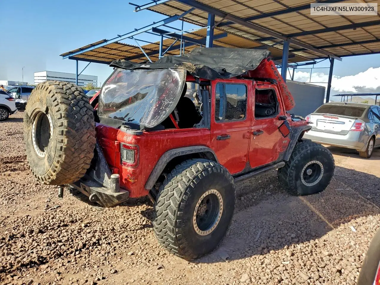 1C4HJXFN5LW300923 2020 Jeep Wrangler Unlimited Rubicon
