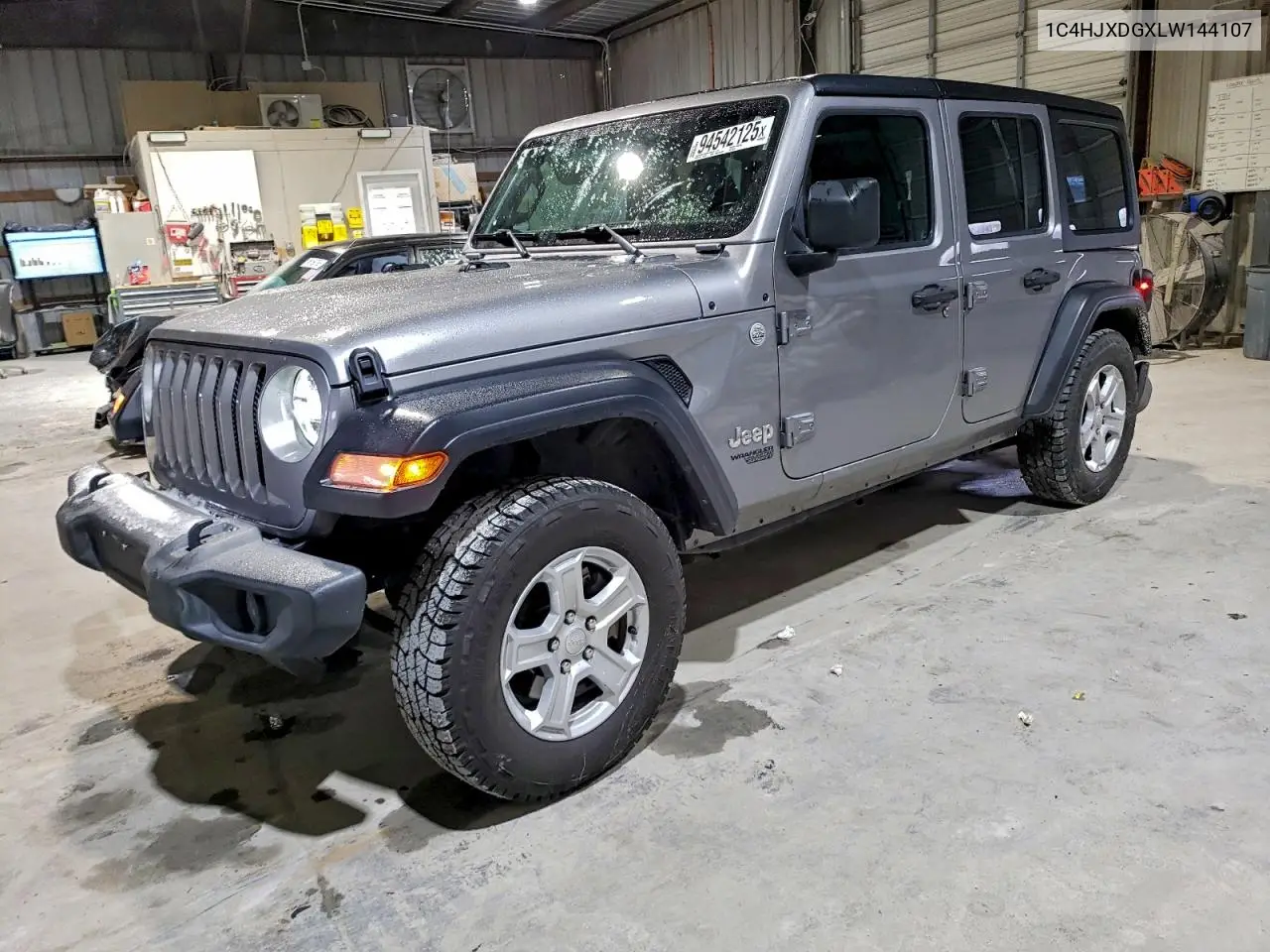 1C4HJXDGXLW144107 2020 Jeep Wrangler Unlimited Sport