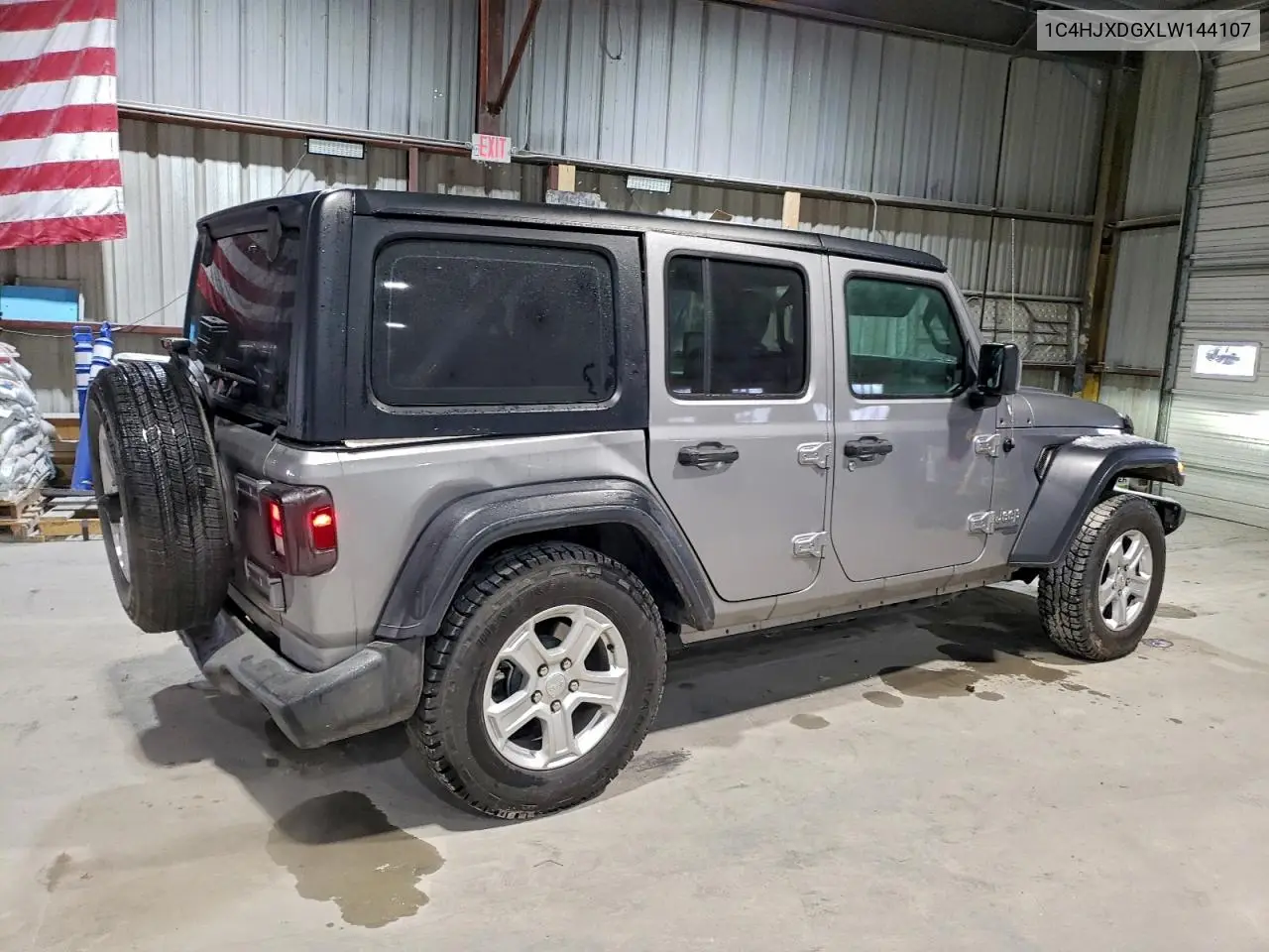 1C4HJXDGXLW144107 2020 Jeep Wrangler Unlimited Sport