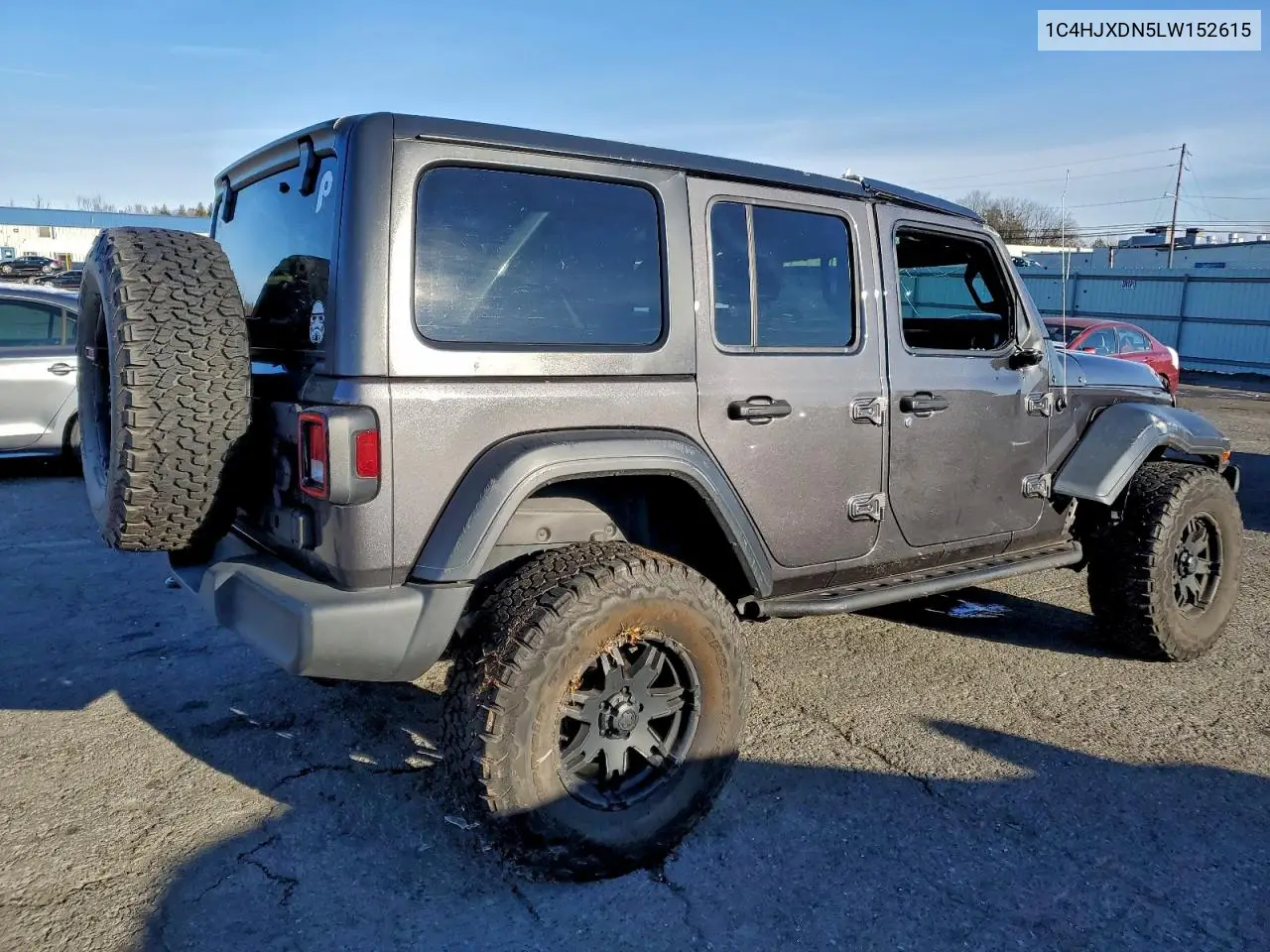 1C4HJXDN5LW152615 2020 Jeep Wrangler Unlimited Sport