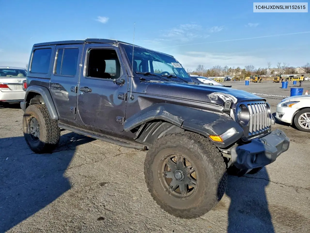 1C4HJXDN5LW152615 2020 Jeep Wrangler Unlimited Sport