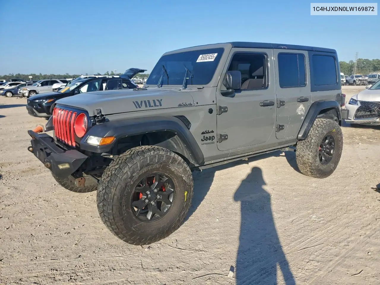 1C4HJXDN0LW169872 2020 Jeep Wrangler Unlimited Sport
