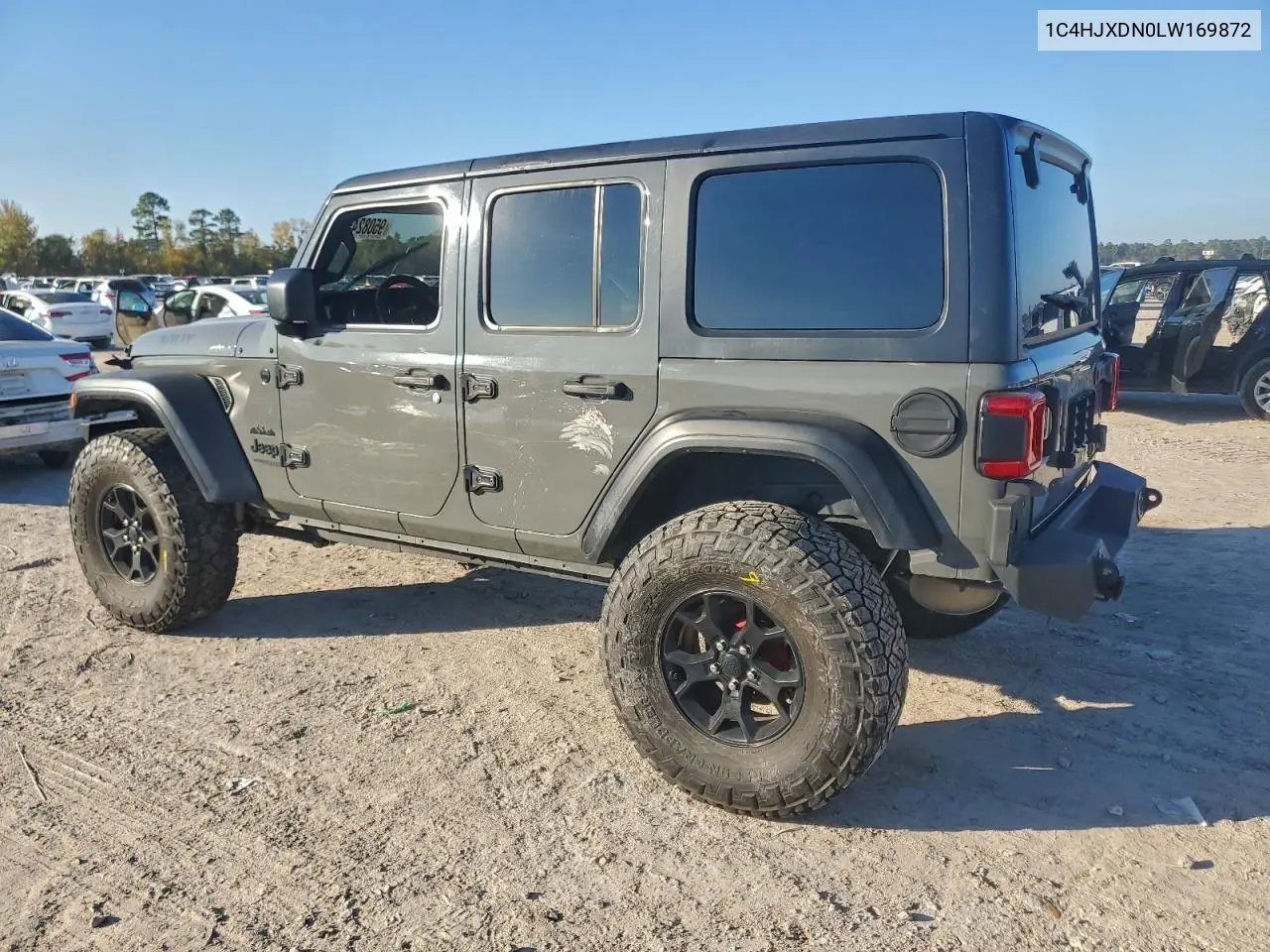 1C4HJXDN0LW169872 2020 Jeep Wrangler Unlimited Sport