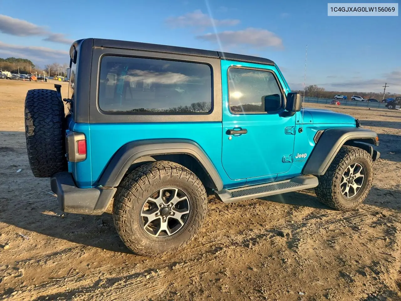 1C4GJXAG0LW156069 2020 Jeep Wrangler Sport