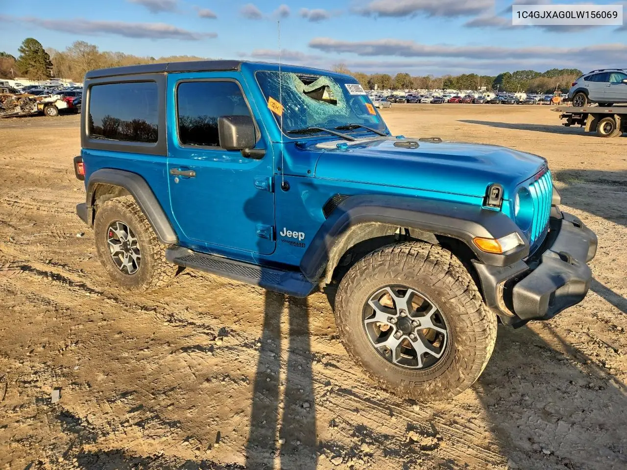 1C4GJXAG0LW156069 2020 Jeep Wrangler Sport