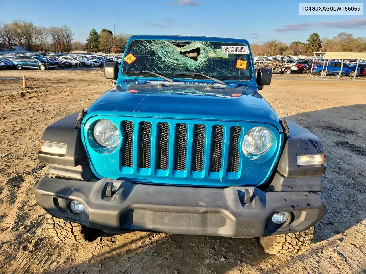 1C4GJXAG0LW156069 2020 Jeep Wrangler Sport