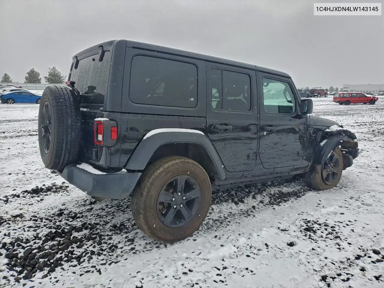 1C4HJXDN4LW143145 2020 Jeep Wrangler Unlimited Sport