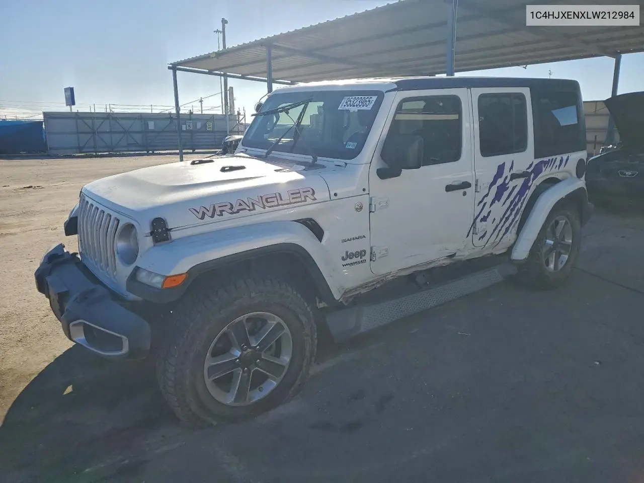 1C4HJXENXLW212984 2020 Jeep Wrangler Unlimited Sahara