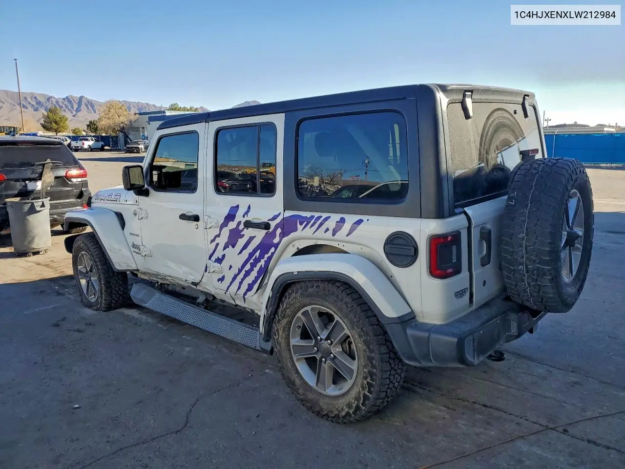 1C4HJXENXLW212984 2020 Jeep Wrangler Unlimited Sahara