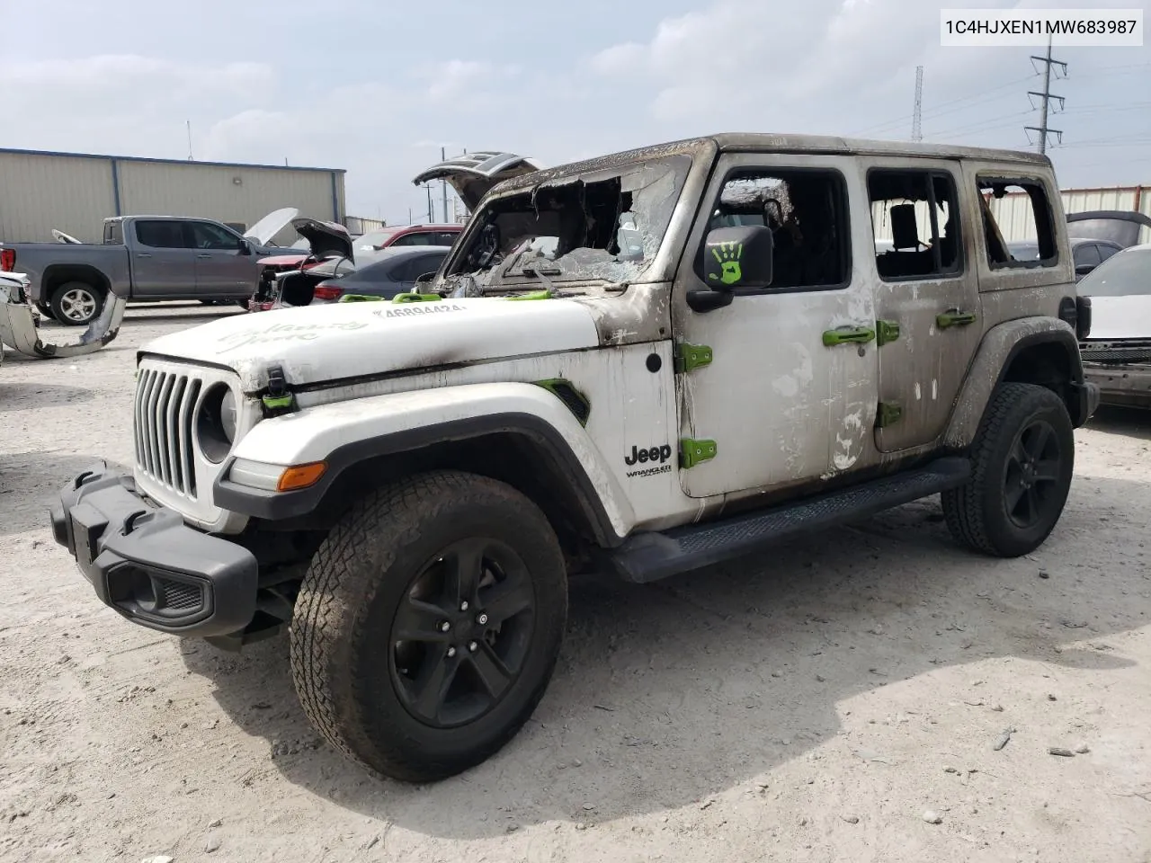 1C4HJXEN1MW683987 2021 Jeep Wrangler Unlimited Sahara