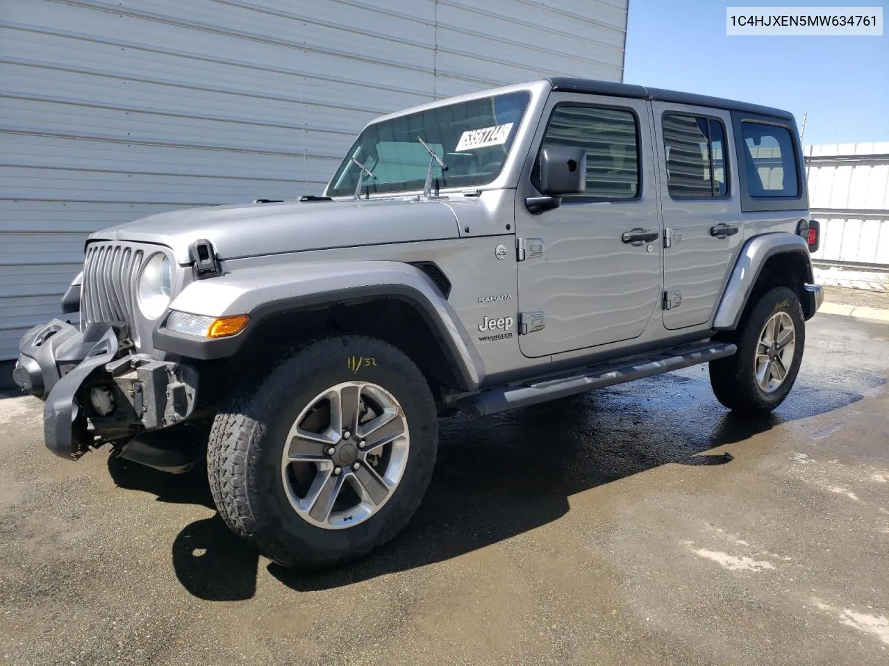 1C4HJXEN5MW634761 2021 Jeep Wrangler Unlimited Sahara