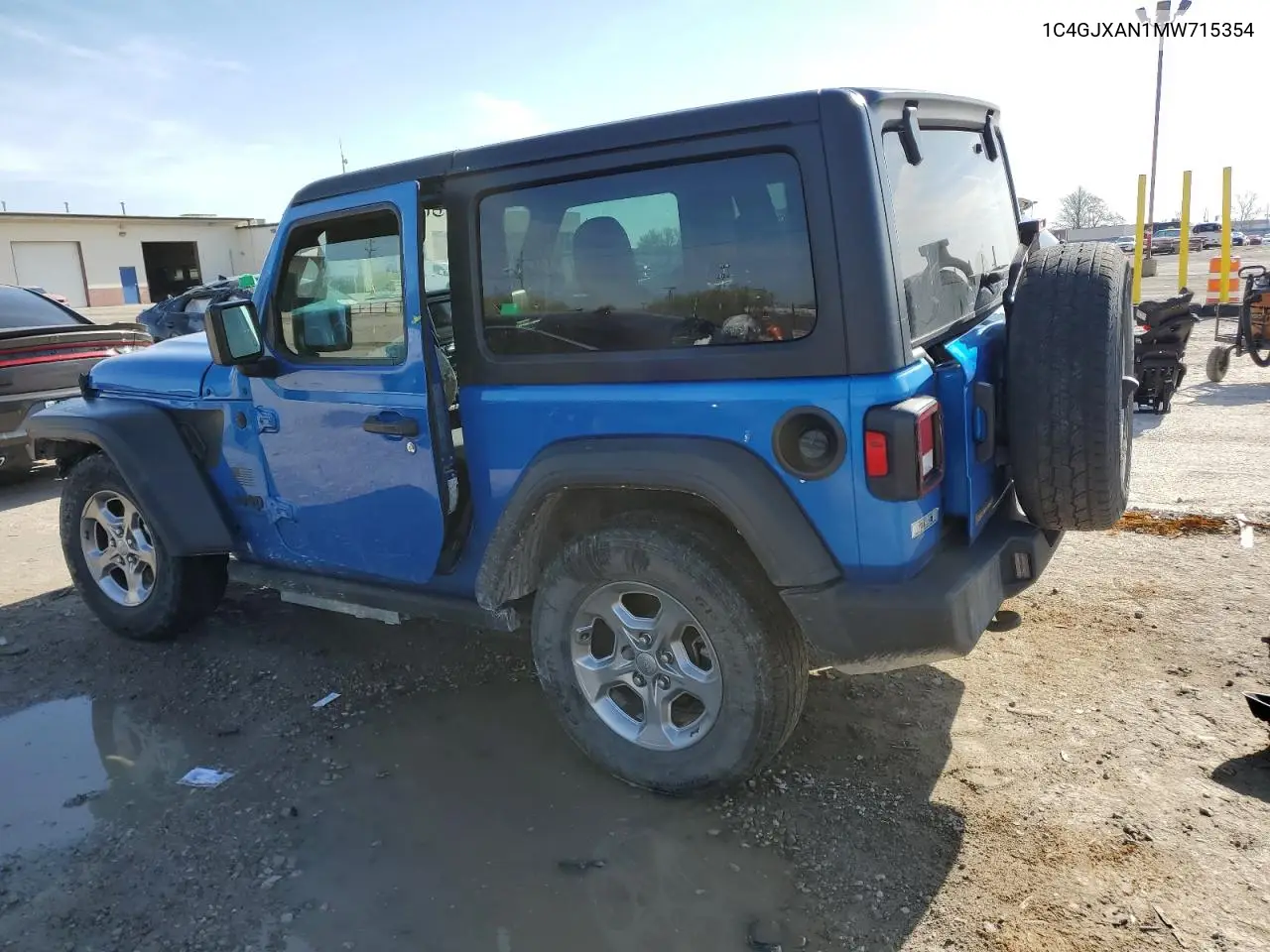 2021 Jeep Wrangler Sport VIN: 1C4GJXAN1MW715354 Lot: 54065415