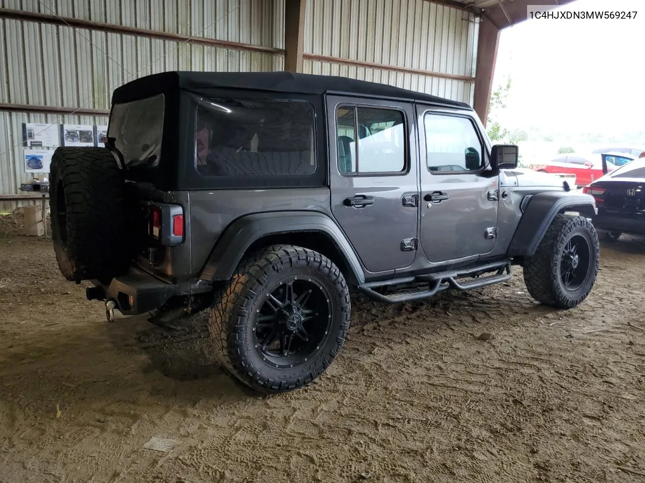 1C4HJXDN3MW569247 2021 Jeep Wrangler Unlimited Sport