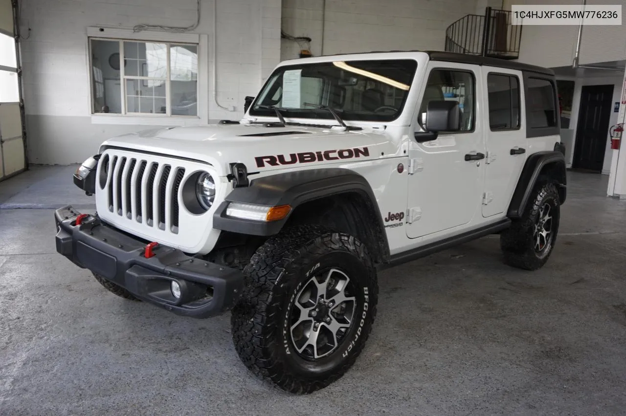 2021 Jeep Wrangler Unlimited Rubicon VIN: 1C4HJXFG5MW776236 Lot: 54396494