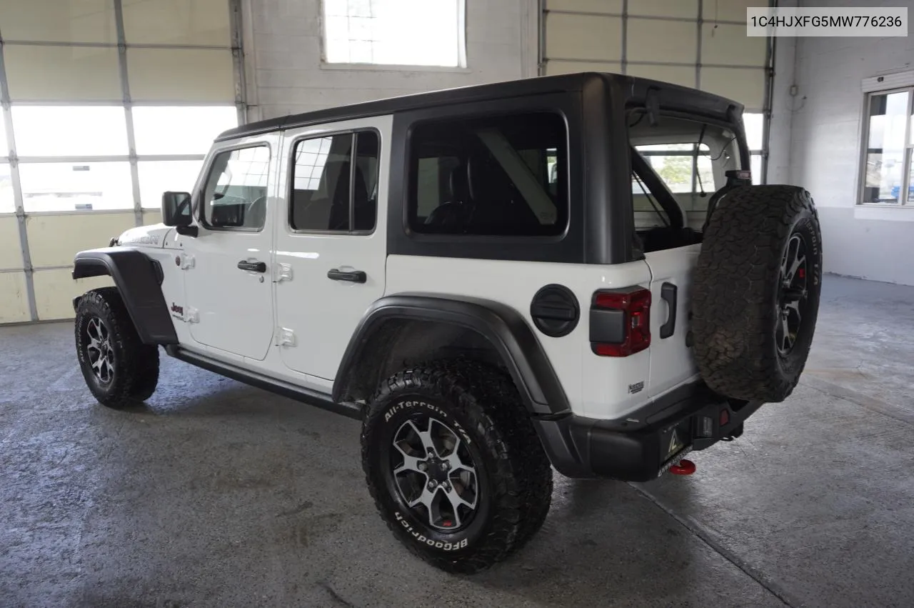 1C4HJXFG5MW776236 2021 Jeep Wrangler Unlimited Rubicon