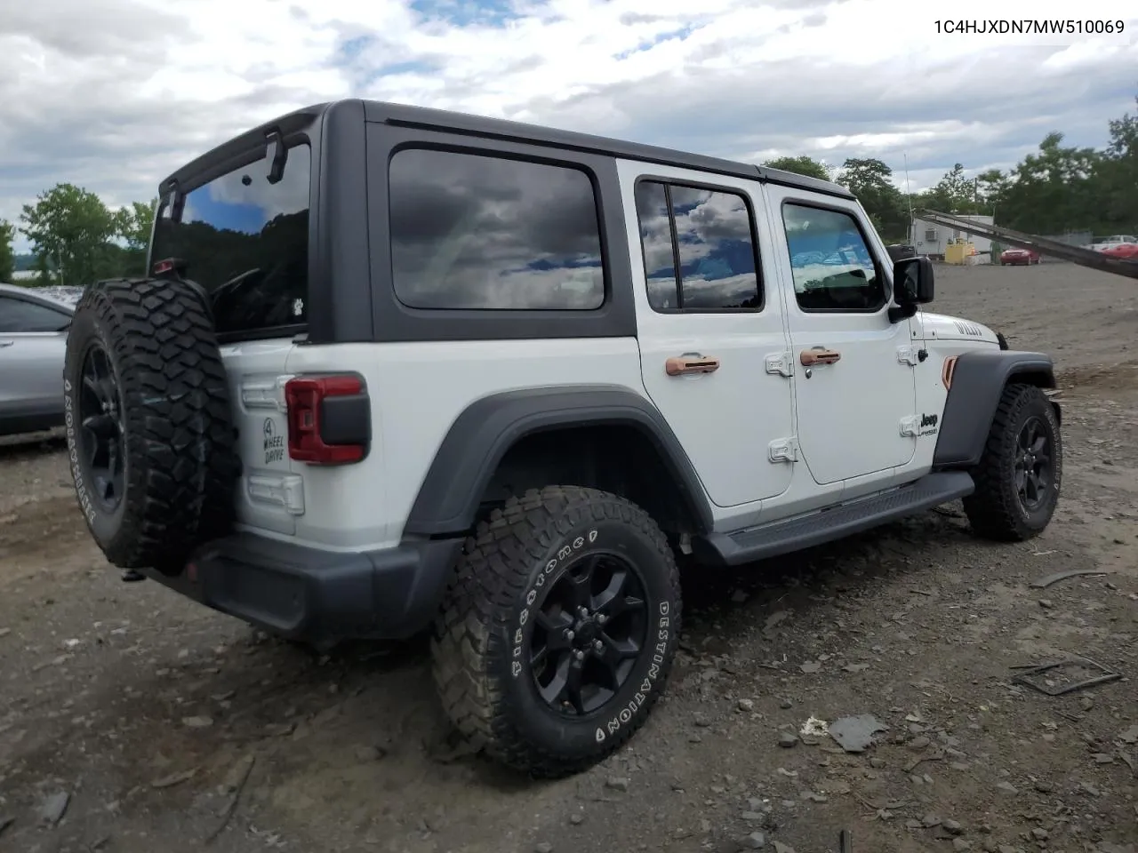 2021 Jeep Wrangler Unlimited Sport VIN: 1C4HJXDN7MW510069 Lot: 55266244