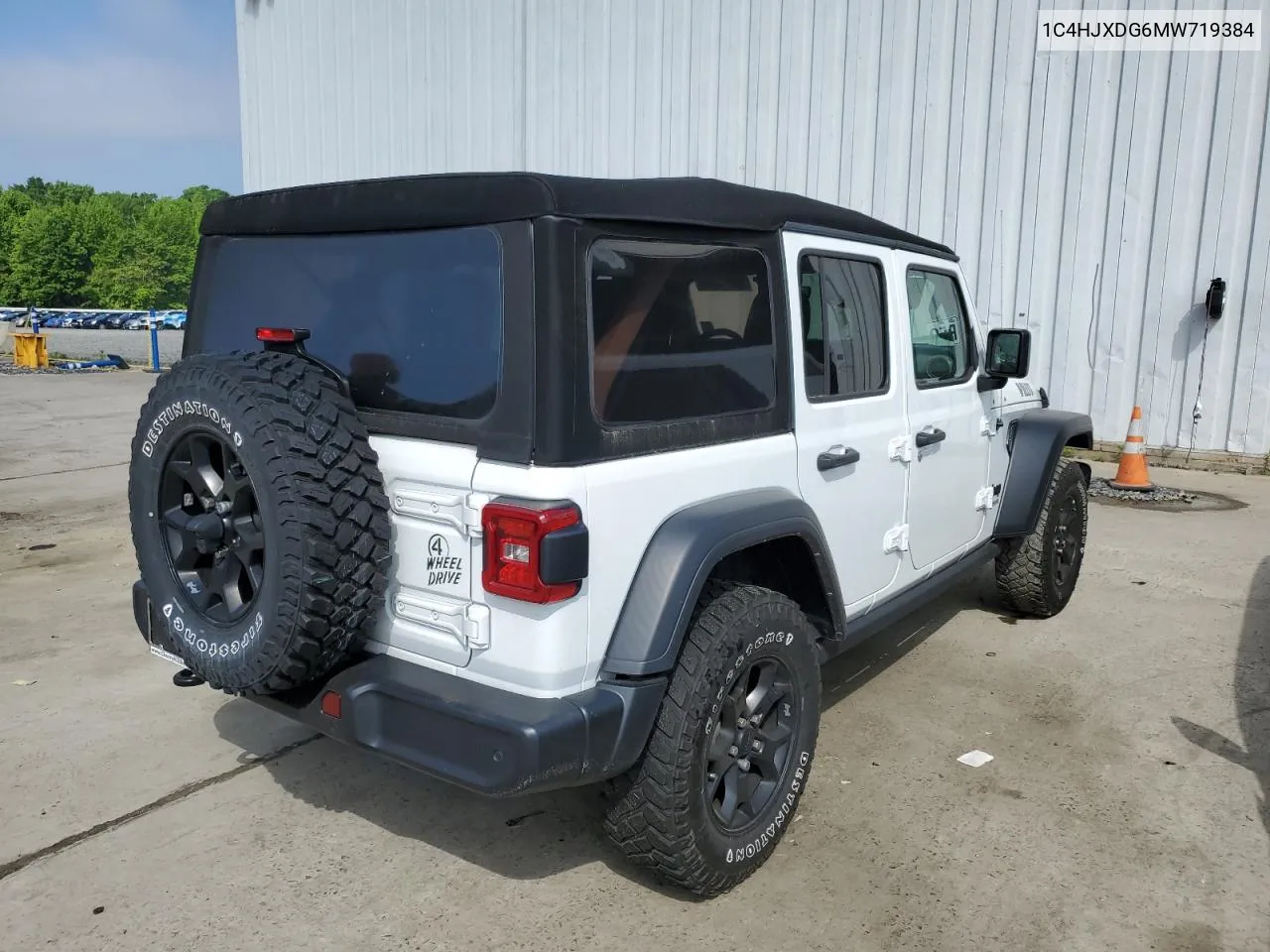 1C4HJXDG6MW719384 2021 Jeep Wrangler Unlimited Sport