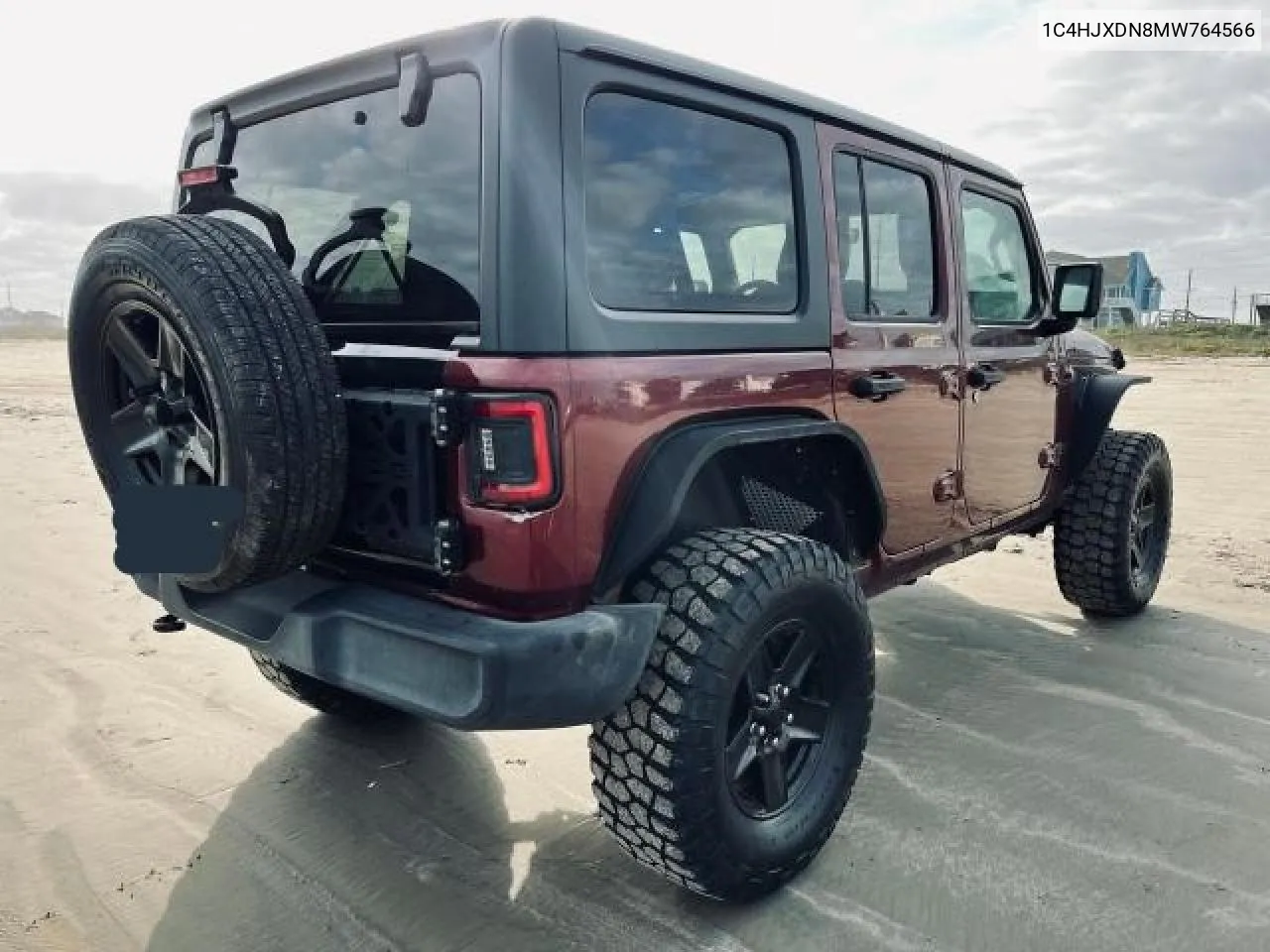 2021 Jeep Wrangler Unlimited Sport VIN: 1C4HJXDN8MW764566 Lot: 55700234