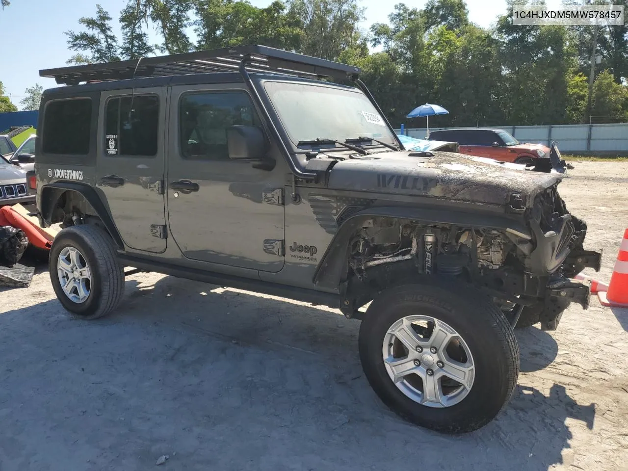 2021 Jeep Wrangler Unlimited Sport VIN: 1C4HJXDM5MW578457 Lot: 56220994