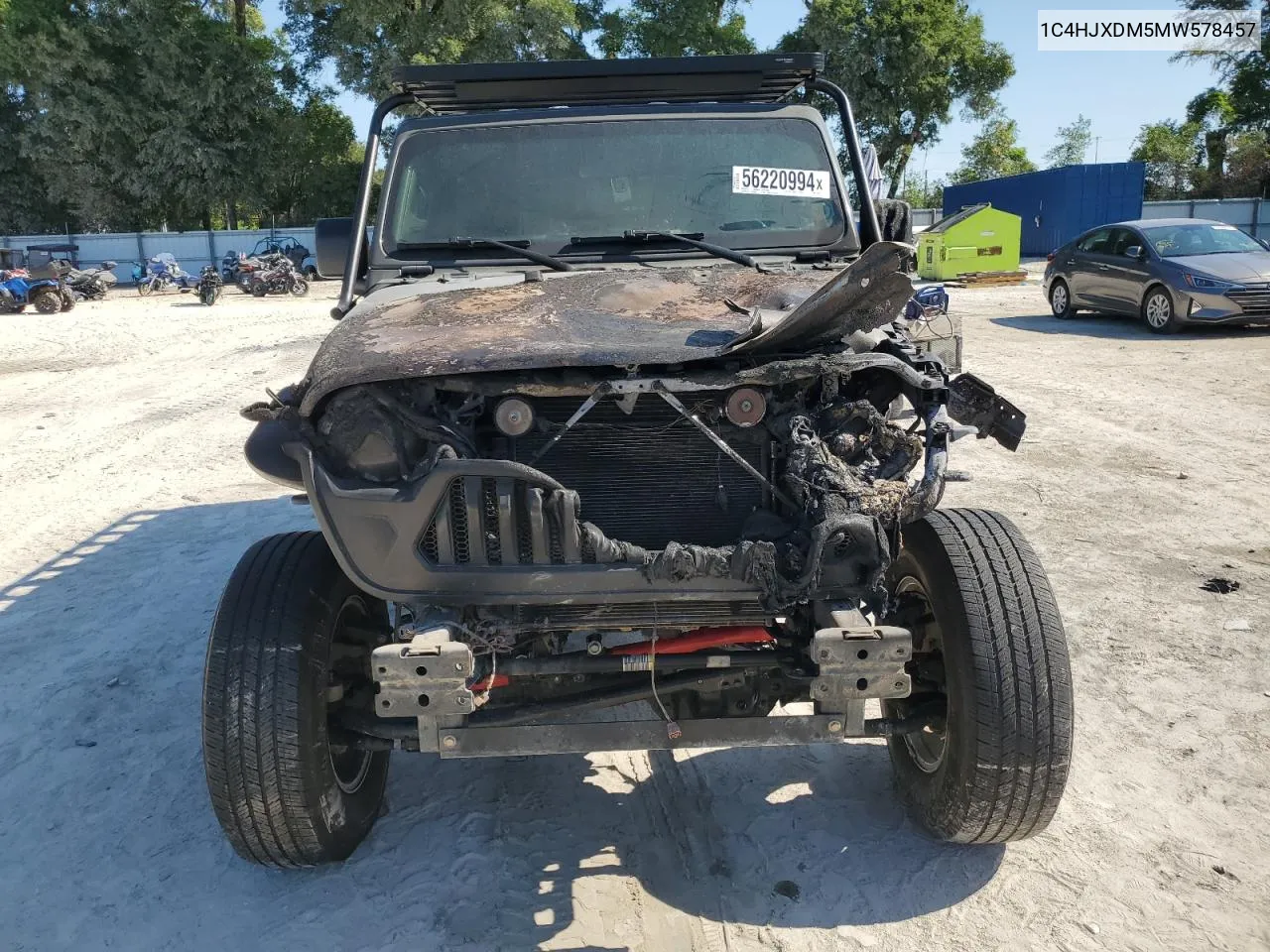 2021 Jeep Wrangler Unlimited Sport VIN: 1C4HJXDM5MW578457 Lot: 56220994