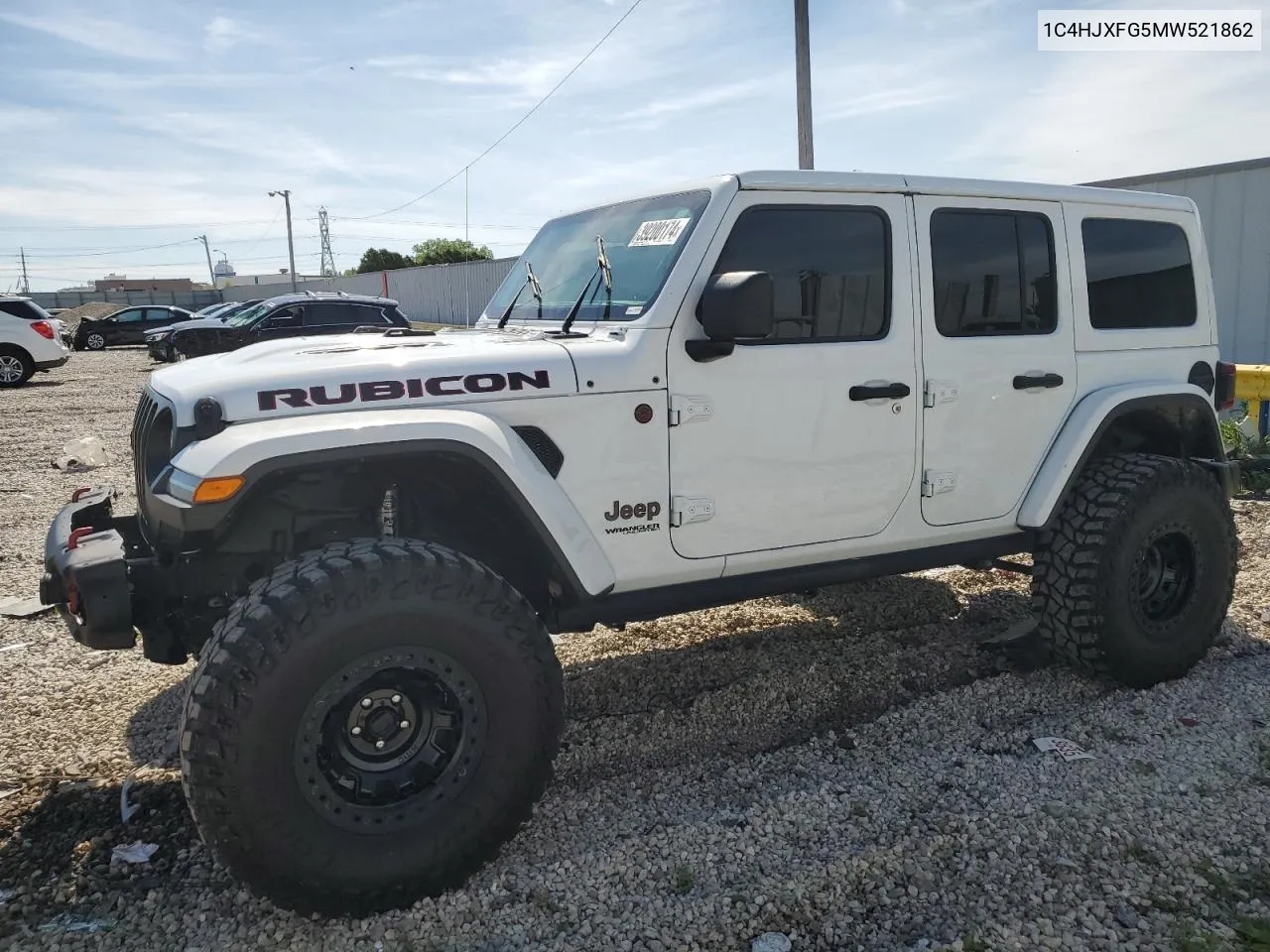 1C4HJXFG5MW521862 2021 Jeep Wrangler Unlimited Rubicon