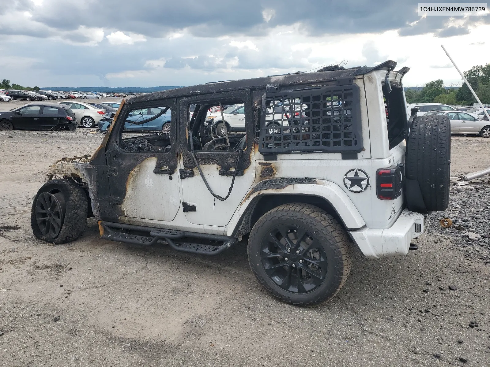 2021 Jeep Wrangler Unlimited Sahara VIN: 1C4HJXEN4MW786739 Lot: 57862294