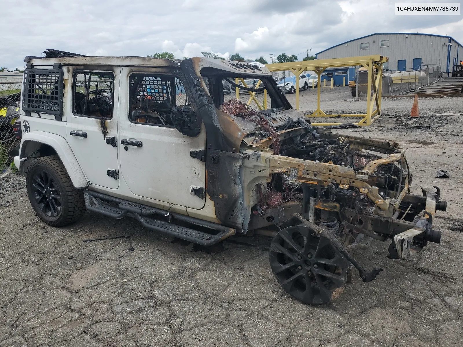 2021 Jeep Wrangler Unlimited Sahara VIN: 1C4HJXEN4MW786739 Lot: 57862294