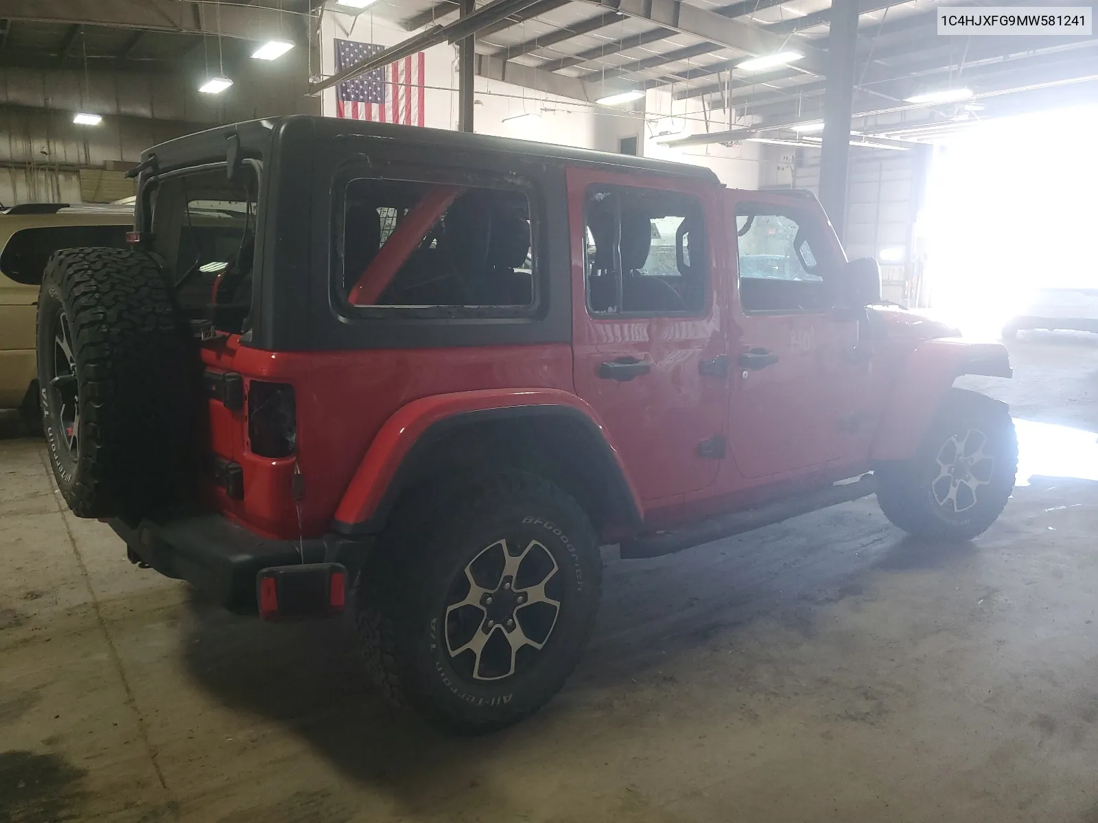 1C4HJXFG9MW581241 2021 Jeep Wrangler Unlimited Rubicon