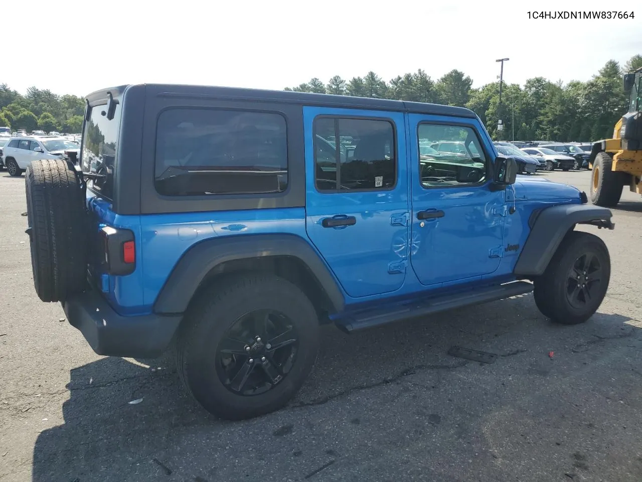 1C4HJXDN1MW837664 2021 Jeep Wrangler Unlimited Sport