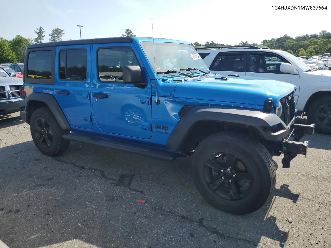 2021 Jeep Wrangler Unlimited Sport VIN: 1C4HJXDN1MW837664 Lot: 59005124