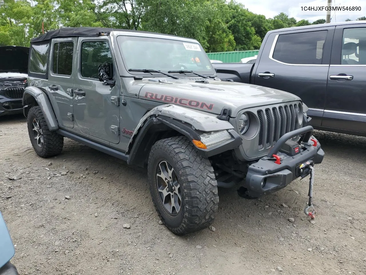 1C4HJXFG3MW546890 2021 Jeep Wrangler Unlimited Rubicon