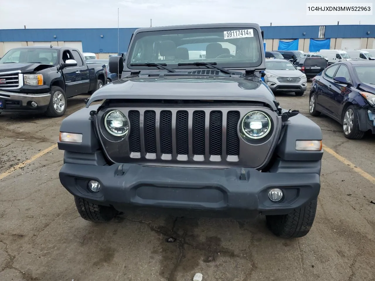 1C4HJXDN3MW522963 2021 Jeep Wrangler Unlimited Sport