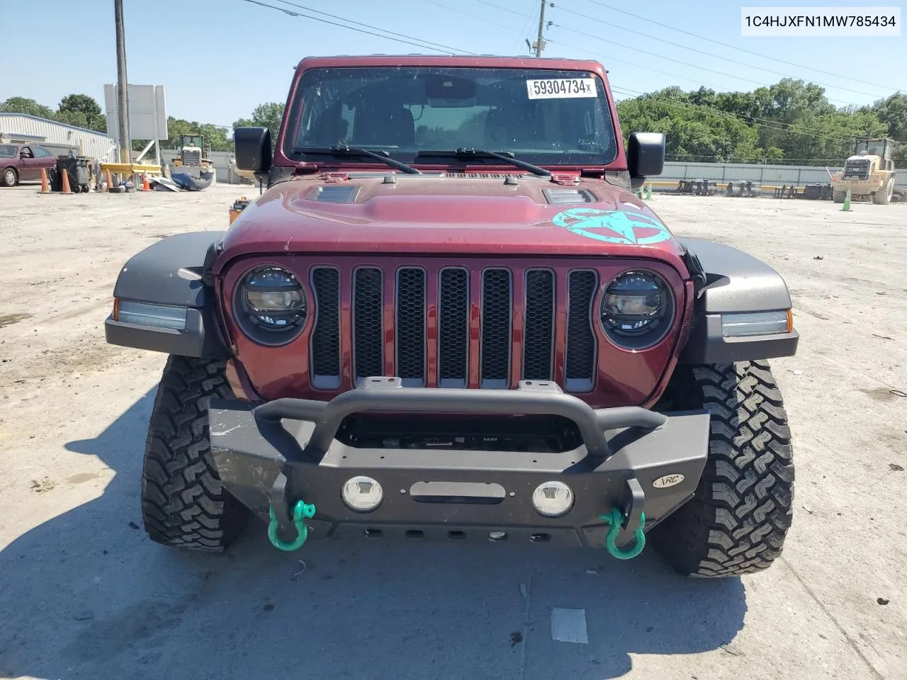 1C4HJXFN1MW785434 2021 Jeep Wrangler Unlimited Rubicon