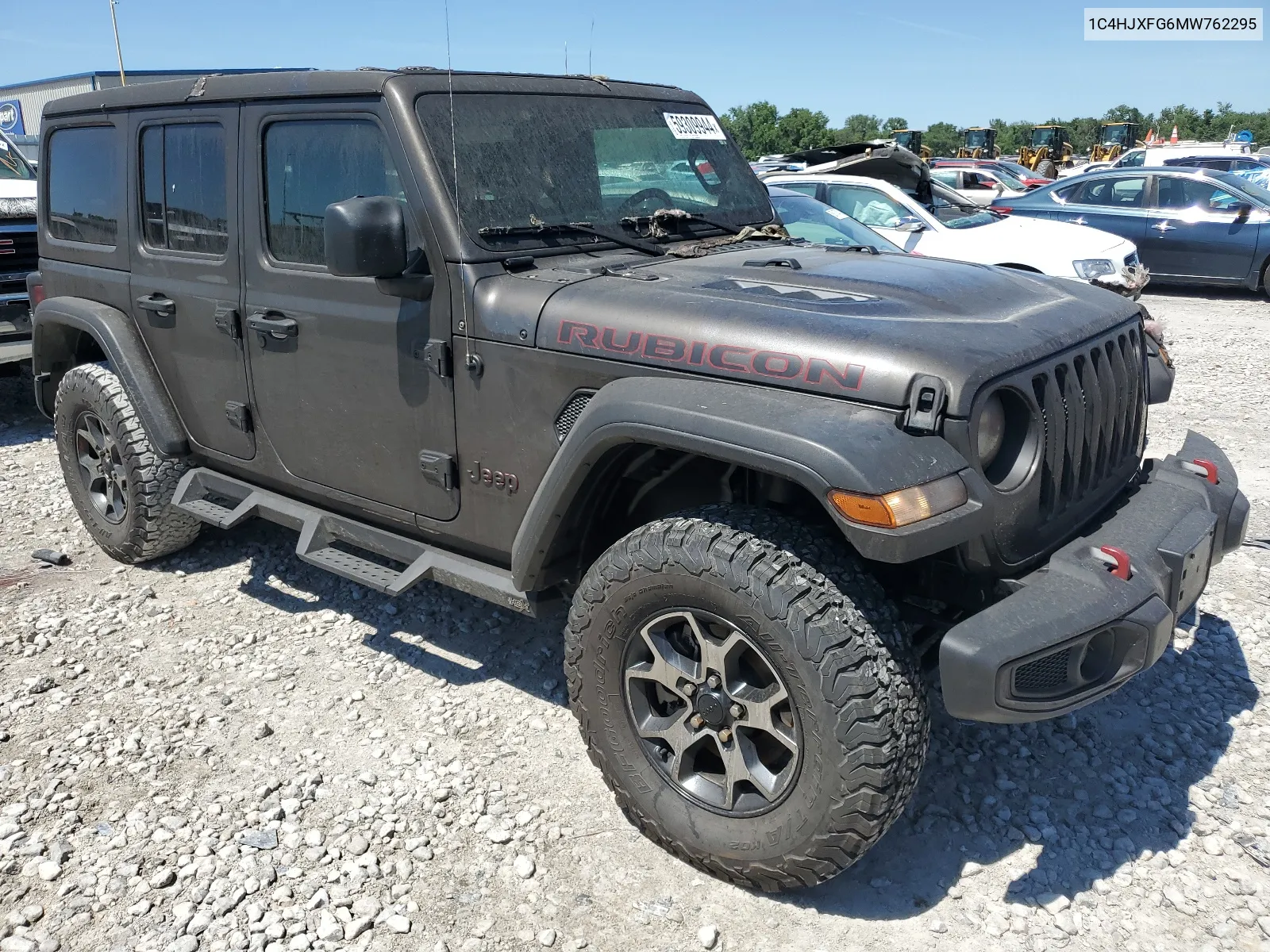 2021 Jeep Wrangler Unlimited Rubicon VIN: 1C4HJXFG6MW762295 Lot: 59309944