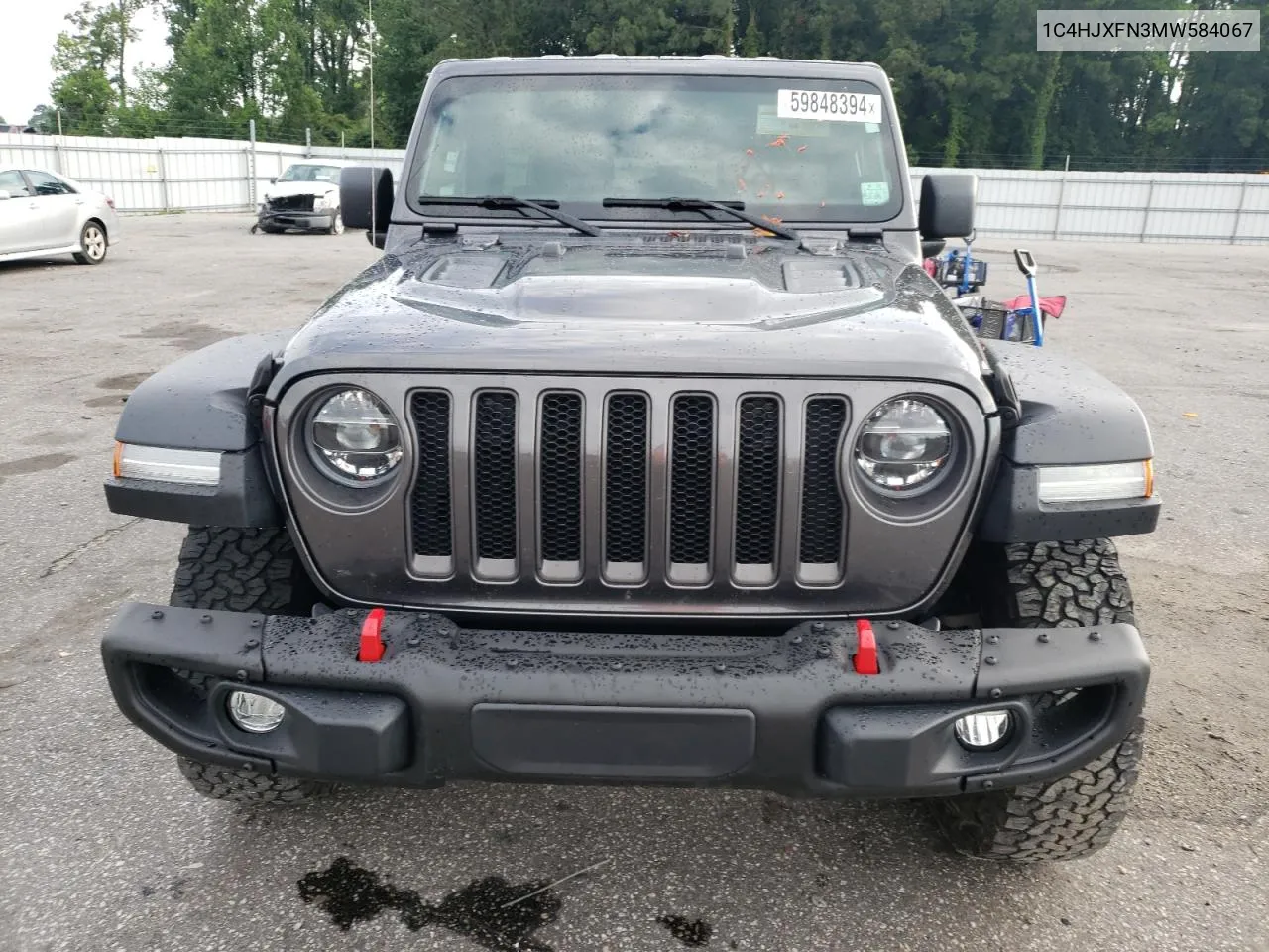 2021 Jeep Wrangler Unlimited Rubicon VIN: 1C4HJXFN3MW584067 Lot: 59848394