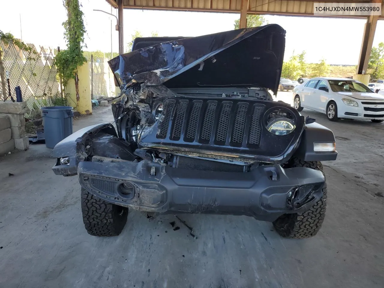 1C4HJXDN4MW553980 2021 Jeep Wrangler Unlimited Sport