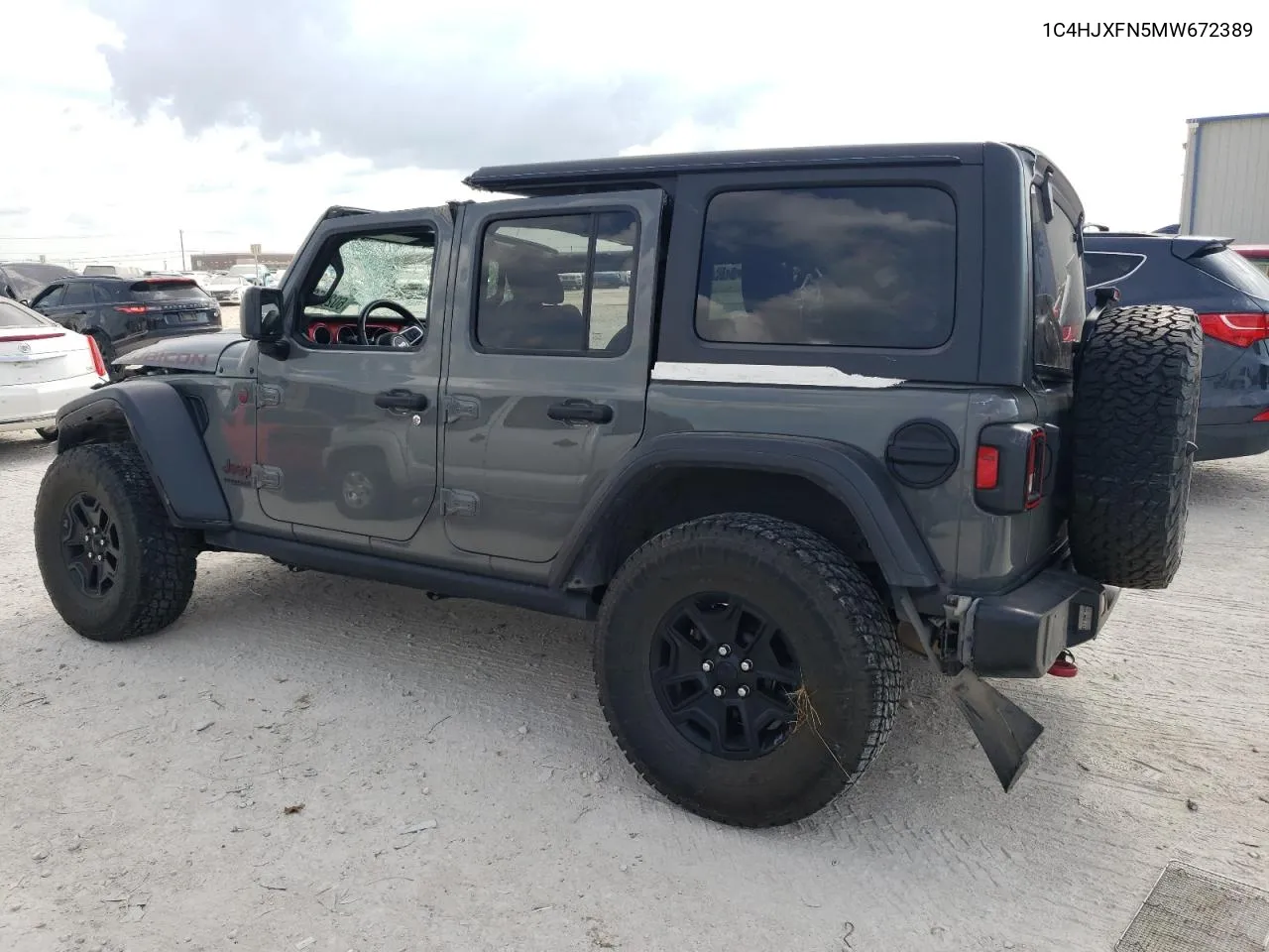 1C4HJXFN5MW672389 2021 Jeep Wrangler Unlimited Rubicon