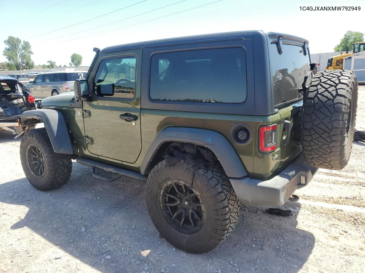 2021 Jeep Wrangler Sport VIN: 1C4GJXANXMW792949 Lot: 60767394