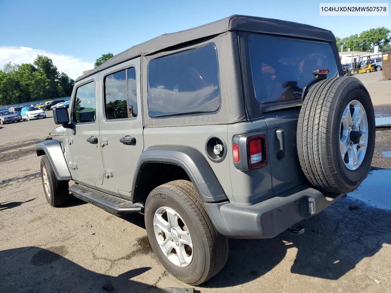 2021 Jeep Wrangler Unlimited Sport VIN: 1C4HJXDN2MW507578 Lot: 60906774