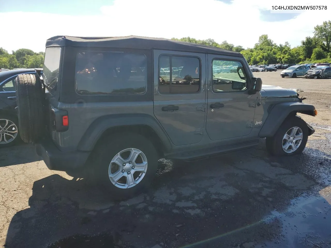 2021 Jeep Wrangler Unlimited Sport VIN: 1C4HJXDN2MW507578 Lot: 60906774