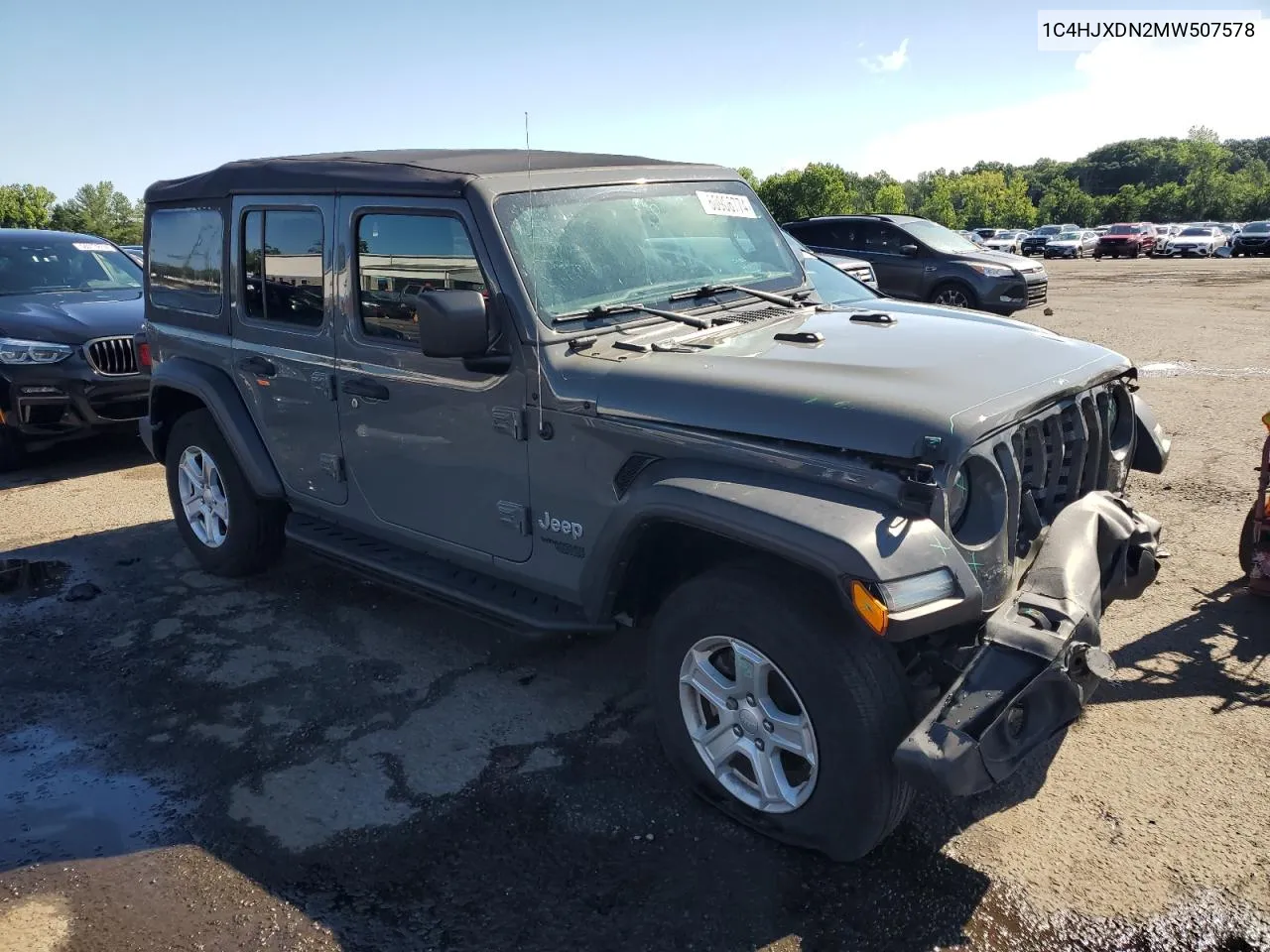 2021 Jeep Wrangler Unlimited Sport VIN: 1C4HJXDN2MW507578 Lot: 60906774