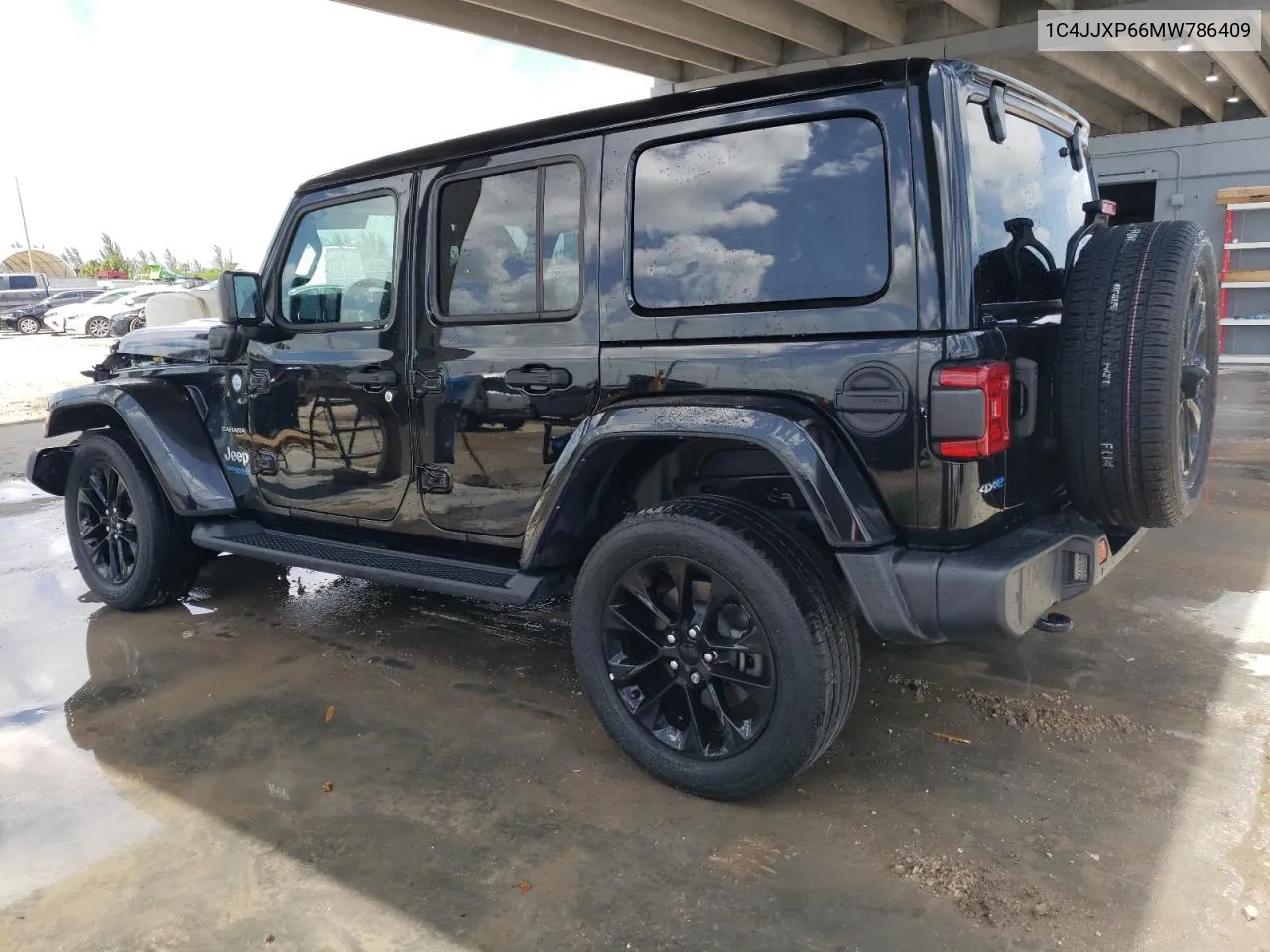 2021 Jeep Wrangler Unlimited Sahara 4Xe VIN: 1C4JJXP66MW786409 Lot: 61144594