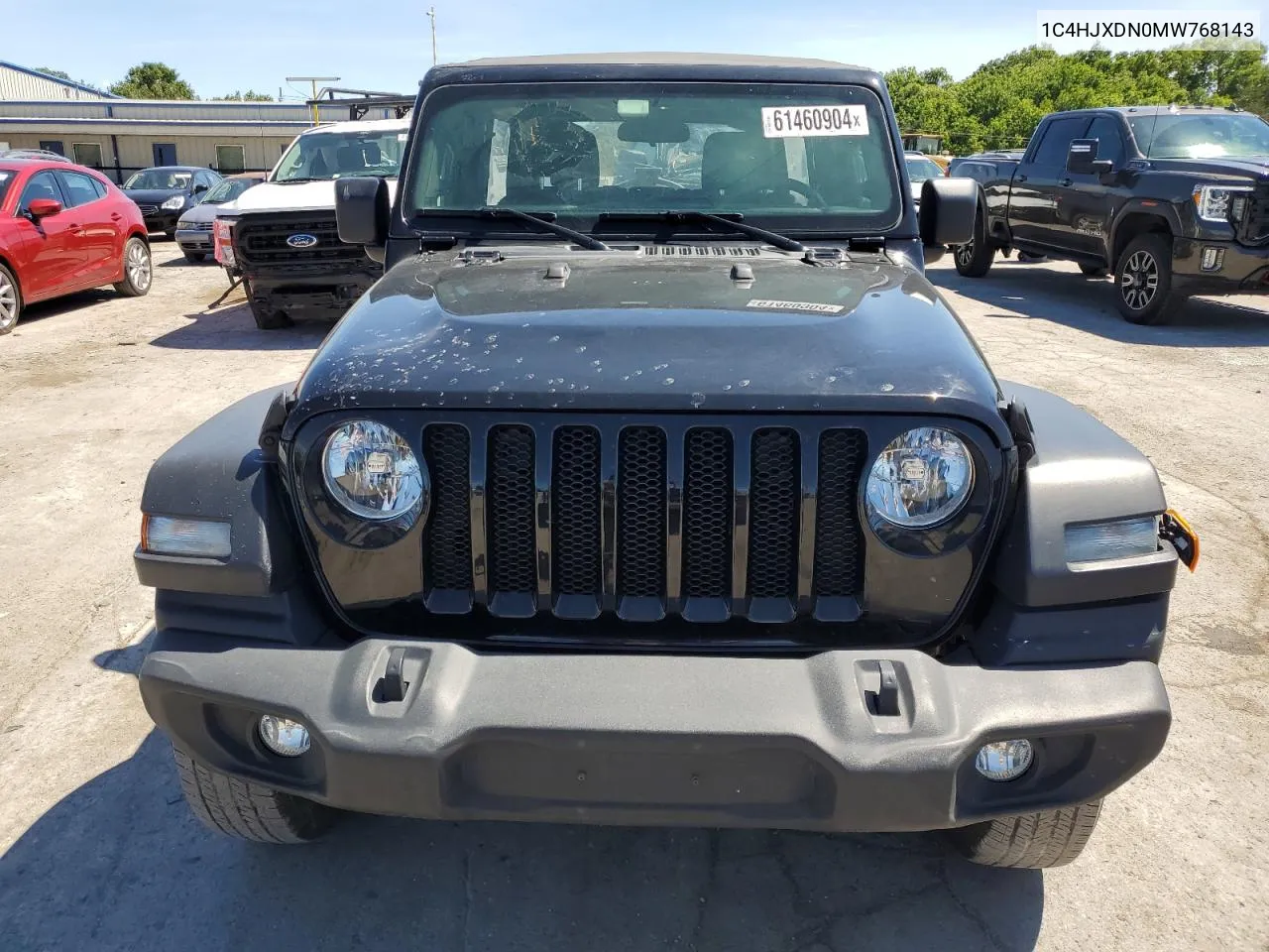 2021 Jeep Wrangler Unlimited Sport VIN: 1C4HJXDN0MW768143 Lot: 61460904