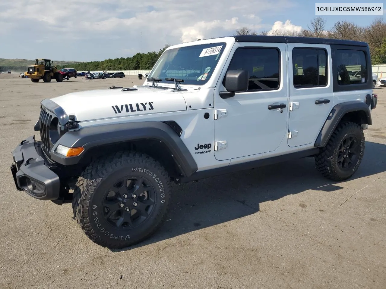 1C4HJXDG5MW586942 2021 Jeep Wrangler Unlimited Sport