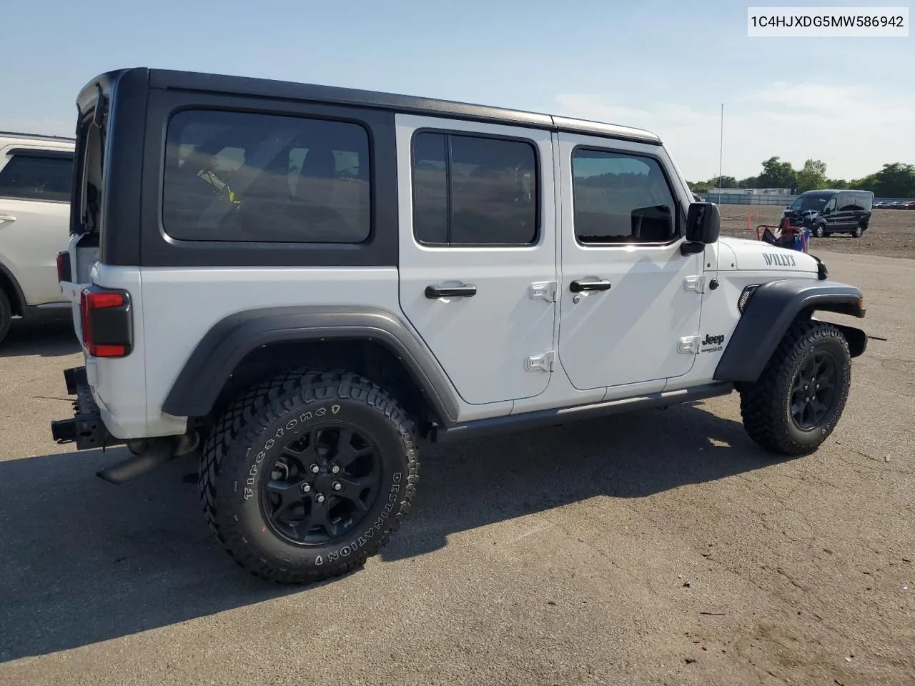 1C4HJXDG5MW586942 2021 Jeep Wrangler Unlimited Sport